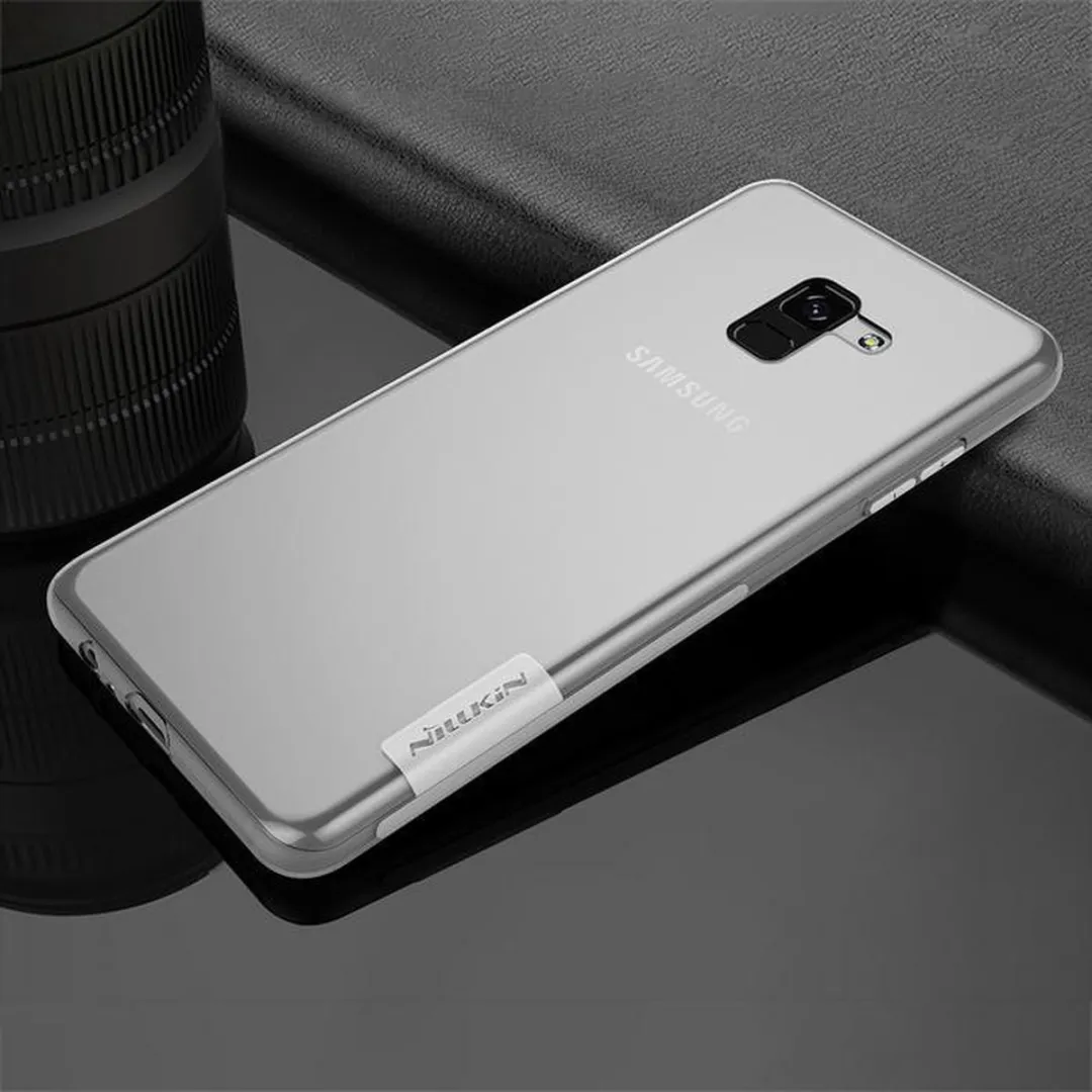 Nillkin Nature TPU Hoesje Samsung Galaxy A8+ (2018) - Transparant - afbeelding 6 van 6