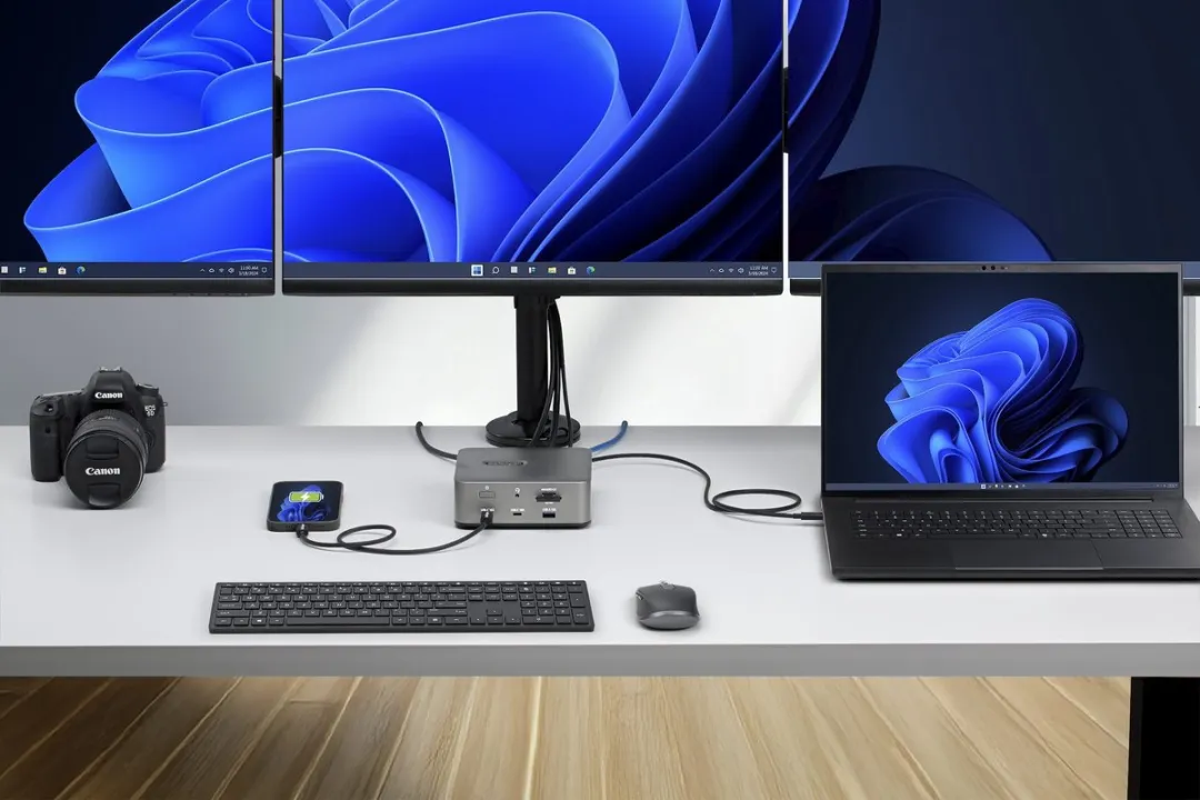 Startech 215UE-TB5USB4DOCK Thunderbolt 5 Laptopdock - Grijs - afbeelding 3 van 6