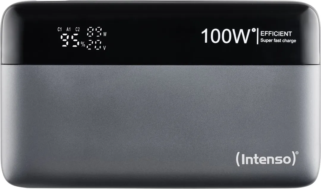 Intenso HE20000 Powerbank 20000mAh - Grijs-zwart