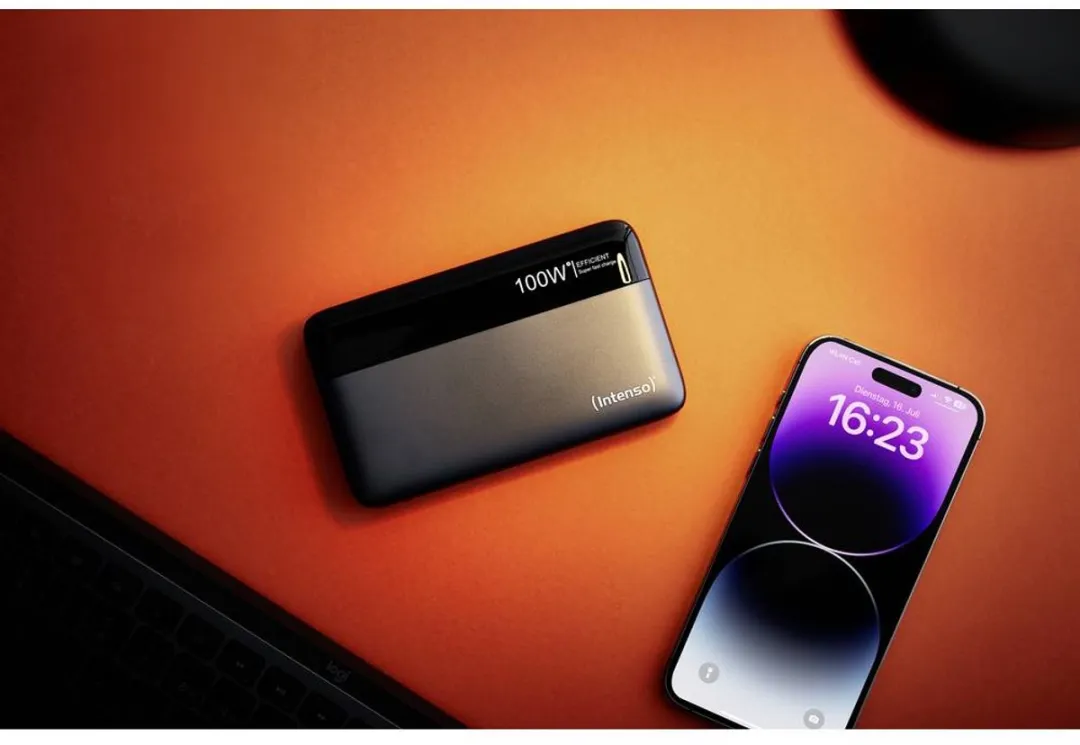 Intenso HE20000 Powerbank 20000mAh - Grijs-zwart