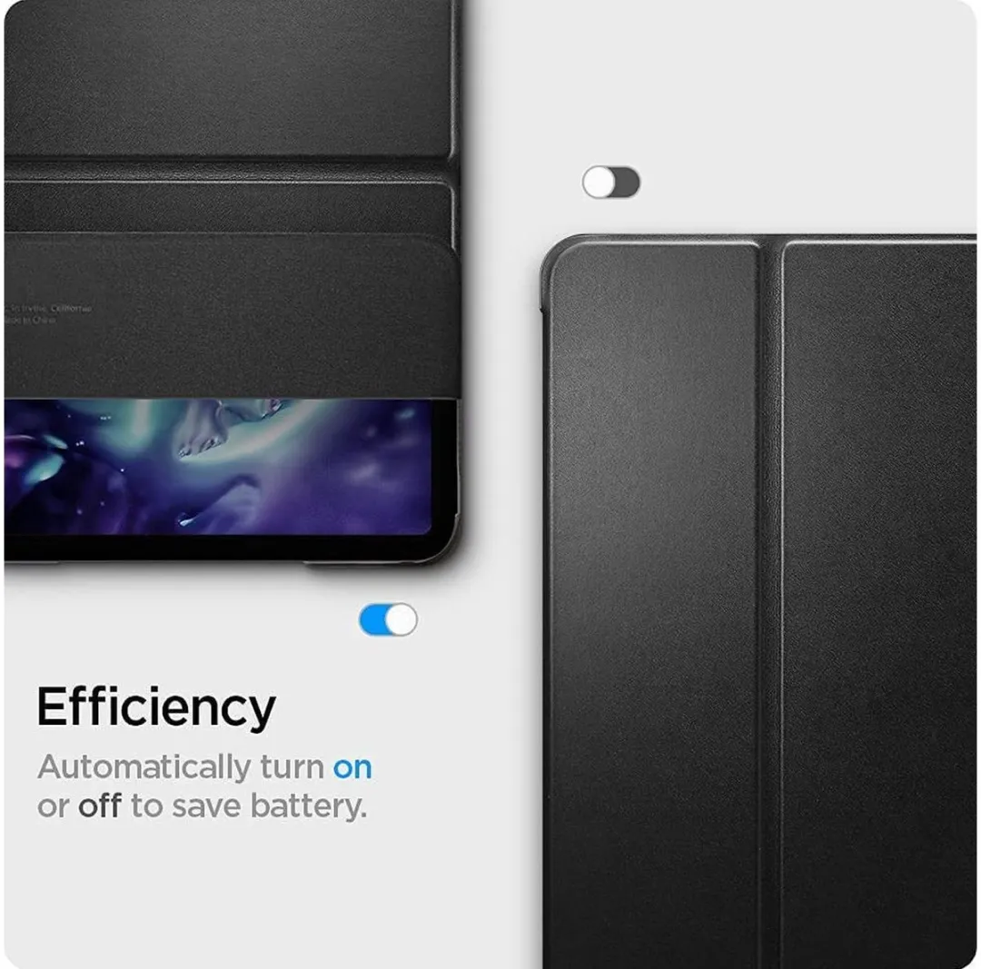 Spigen Smart Fold ACS03335 Hoes - Apple iPad Pro 11 (2018) - Zwart - afbeelding 4 van 6