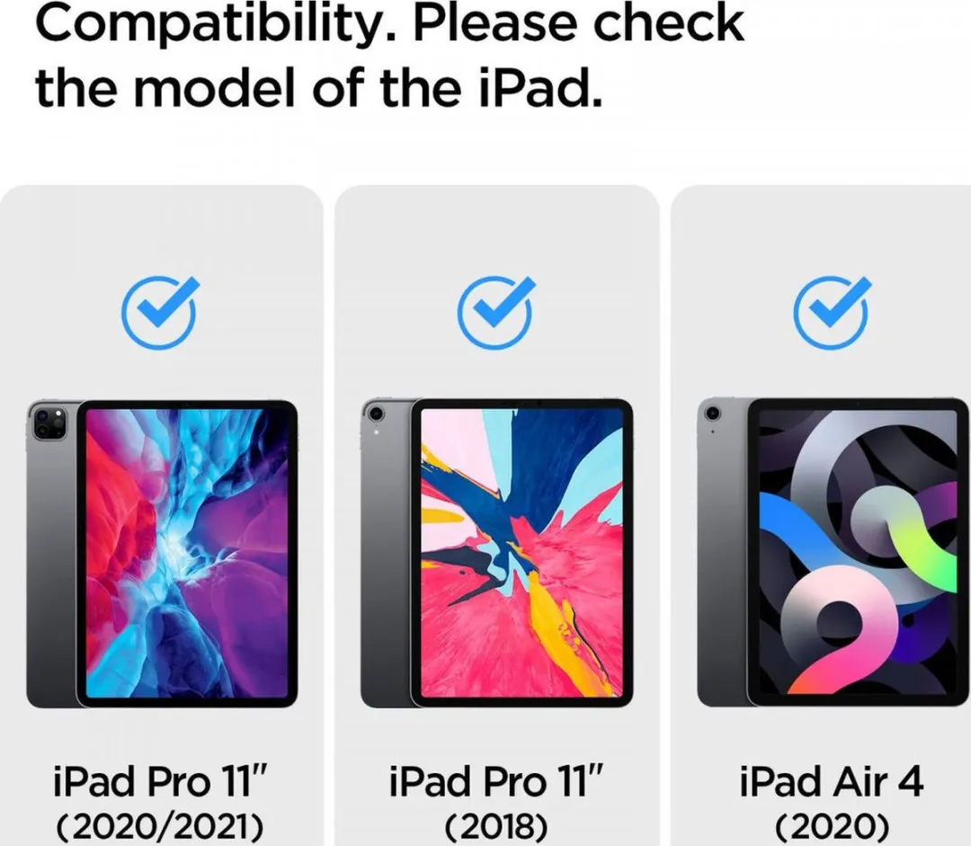 Spigen Smart Fold ACS03335 Hoes - Apple iPad Pro 11 (2018) - Zwart - afbeelding 5 van 6