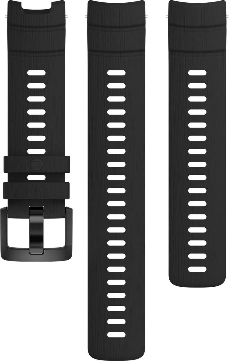 Polar Street X Horlogeband Siliconen Night Black
