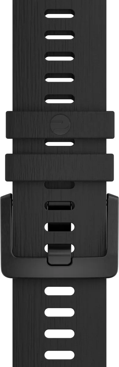 Polar Street X Horlogeband Siliconen Night Black - 22mm