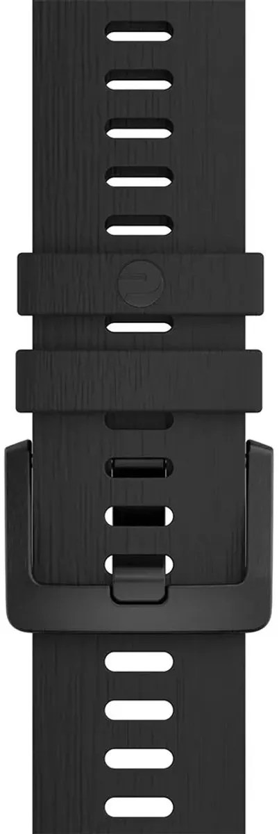 Polar Street X Horlogeband Siliconen Night Black - 22mm