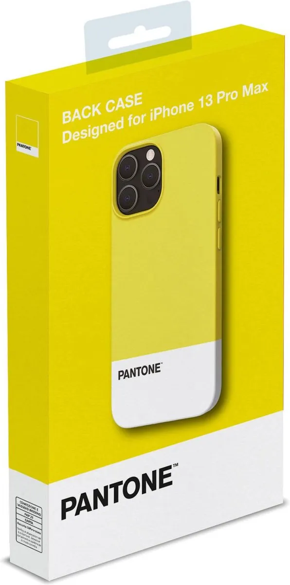 Celly Silicone Backcover iPhone 13 Pro Max Geel PT-PC1009