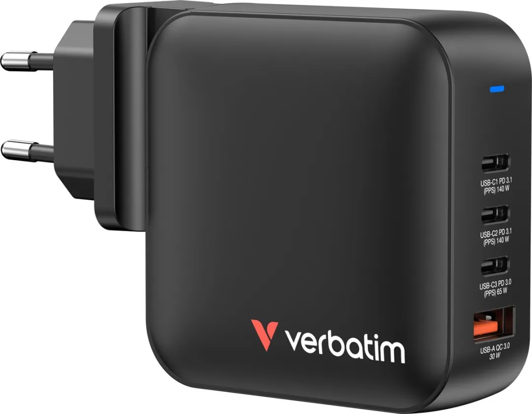 Verbatim Mini GaN Charger 165W