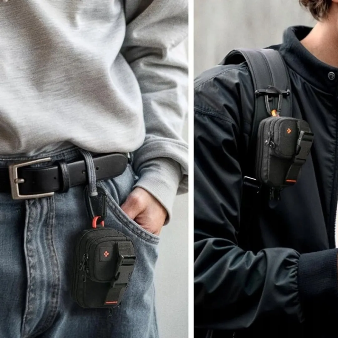 Spigen Snap Zip MagSafe Organizer 8800283301632 - Zwart