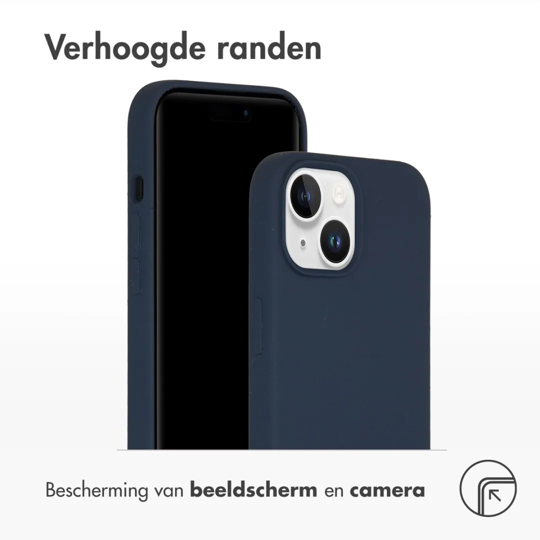 Accezz Hoesje iPhone 15 Donkerblauw - MagSafe