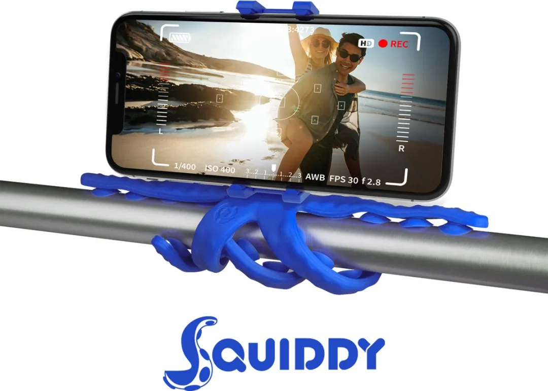 Celly Blauwe Squiddy Flexible Smartphonehouder