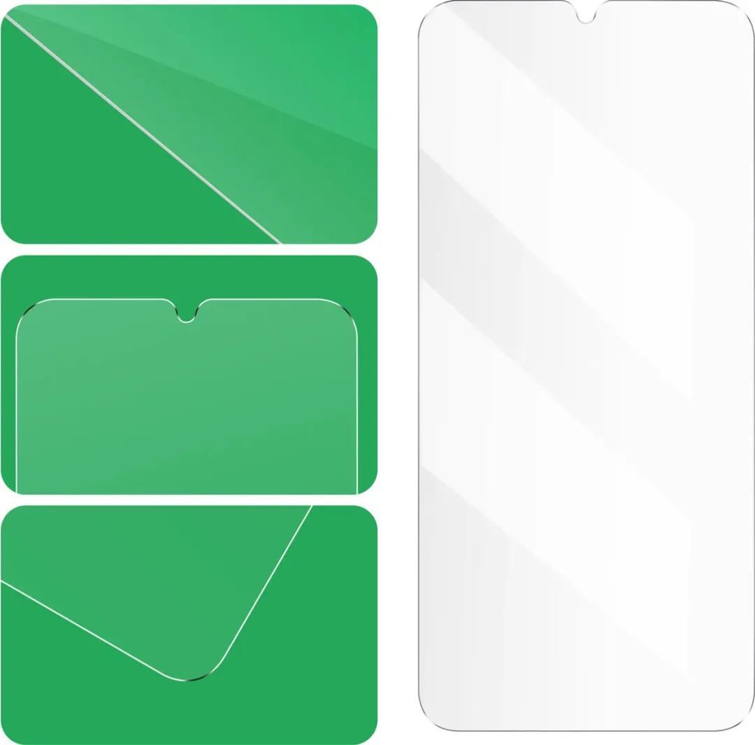 4Smart Samsung Galaxy A25 Hoes+Scherm 540519 - Transparant