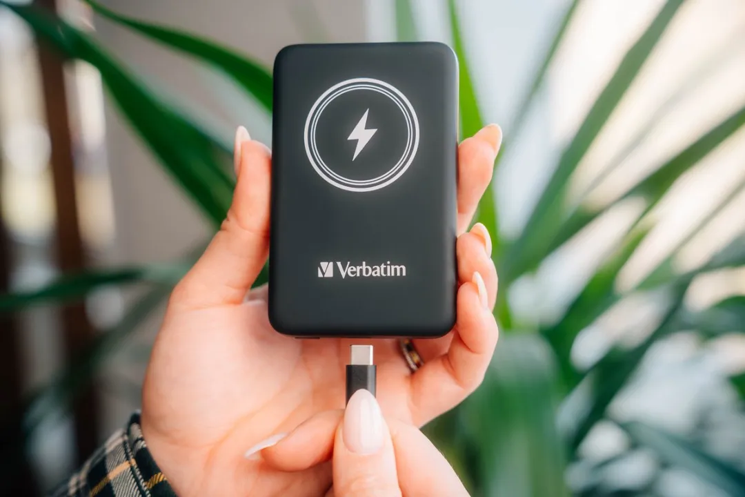 Verbatim Powerbank 10000mAh 15W Inductief - Transparent
