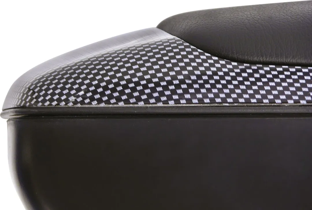 Carpoint Armsteun Middenconsole - Zwart & Carbon - 24-30cm Hoogte - 8-13cm Breedte