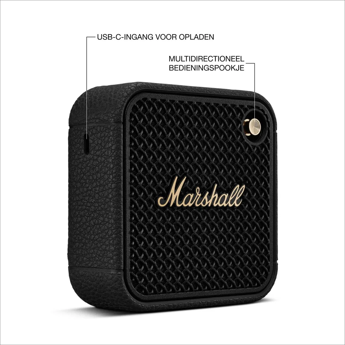 Marshall Willen II Bluetoothspeaker - Zwart & Messing
