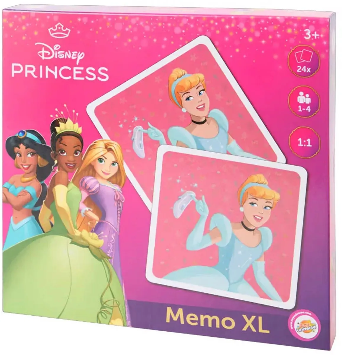 Disney Princess Beauties XL Memory Game - 24 Stuks - Multicolor
