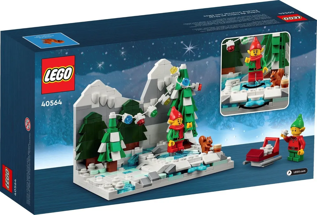 LEGO Wintertafereel met Elfen 40564 - 372 Stukken