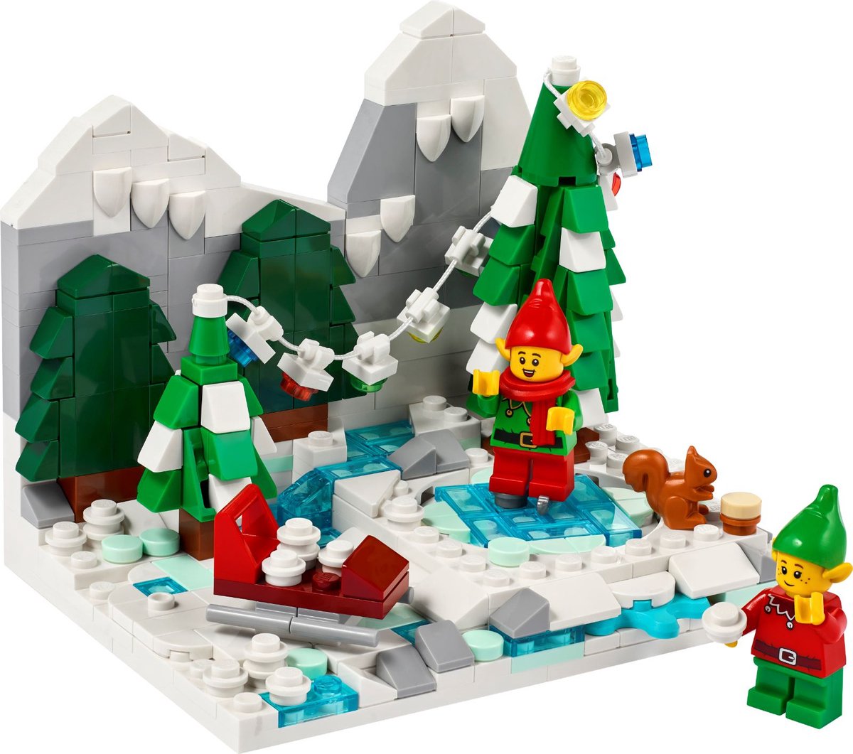 LEGO Kerst Wintertafereel met elfen - 40564
