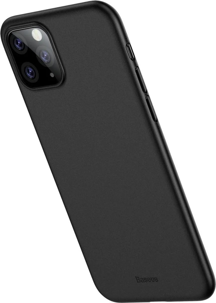 Baseus Wing Hoesje iPhone 11 Pro Max - Zwart