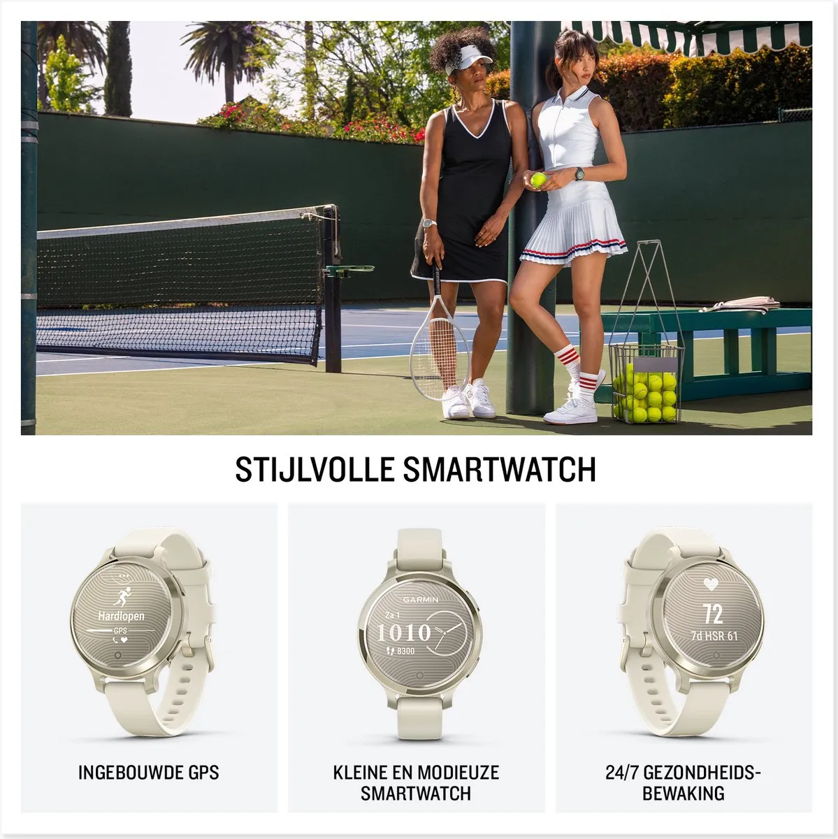 Garmin Lily 2 Active Smartwatch 35mm - Lunar Gold