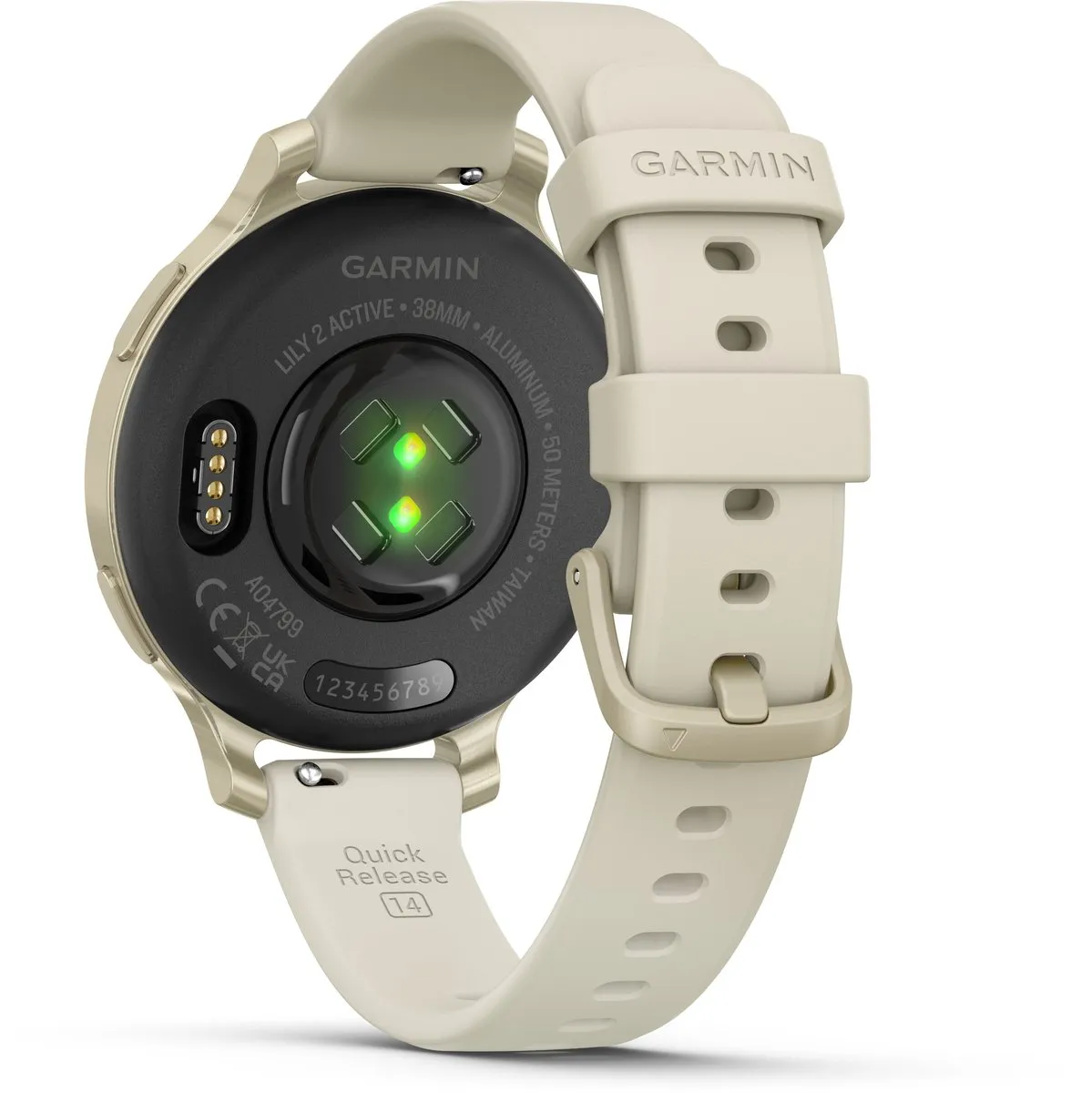 Garmin Lily 2 Active Smartwatch 35mm - Lunar Gold