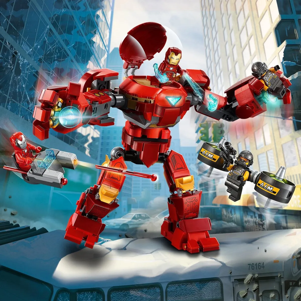 LEGO Marvel Avengers Iron Man Hulkbuster 76164 - 139 Stukken