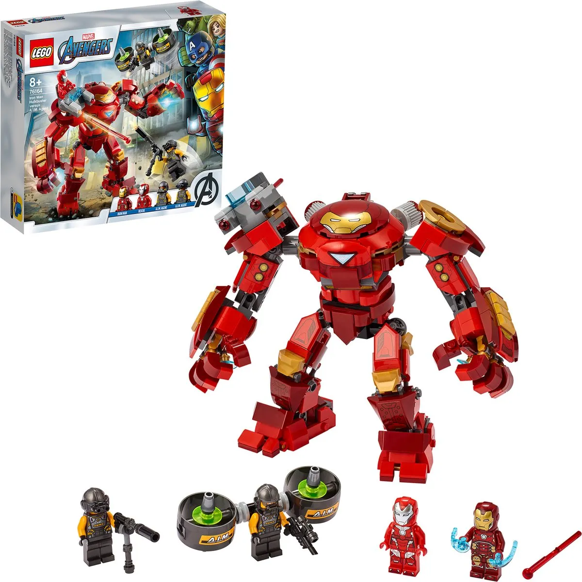 LEGO Marvel Avengers Iron Man Hulkbuster 76164 - 139 Stukken
