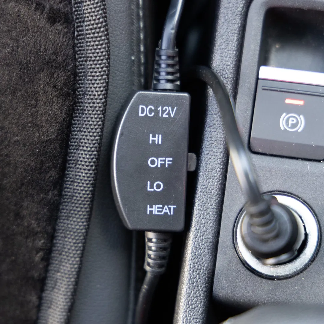 Carpoint Autostoel Verwarmingskussen 12V - 2 standen - Zwart - afbeelding 3 van 6