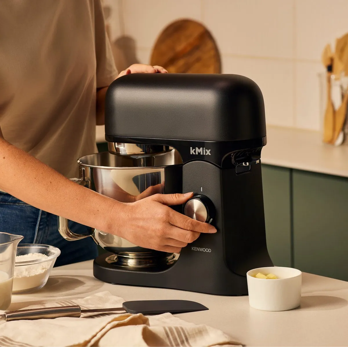 Kenwood KMX751ABK Keukenmachine 1000W - 6 Snelheden - Zwart