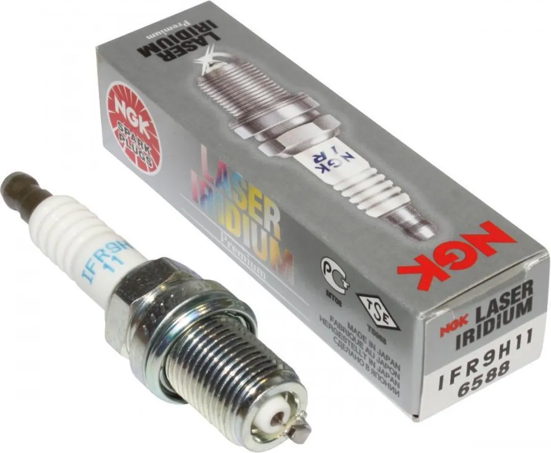 NGK IFR9H11 Bougie - Honda VTR SP2 2002-2007 - Blanc