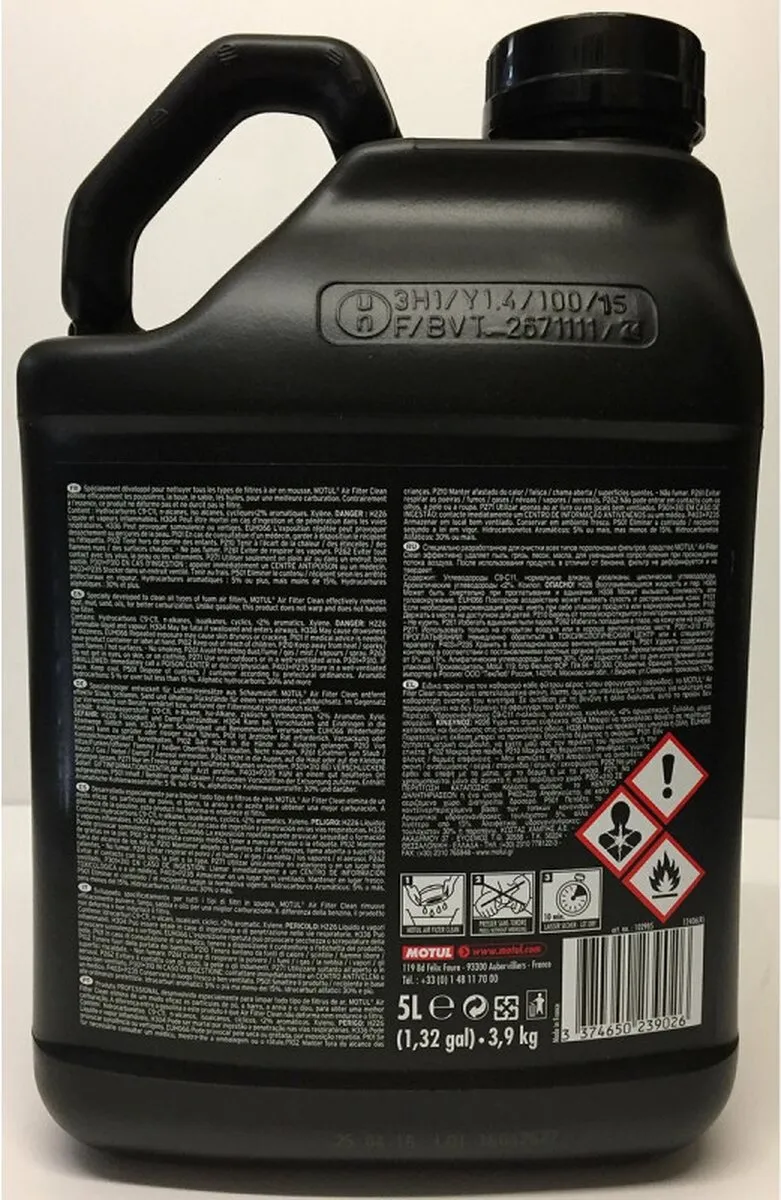 Motul Luchtfilterreiniger MTL102985 Schuim 5L - Universeel