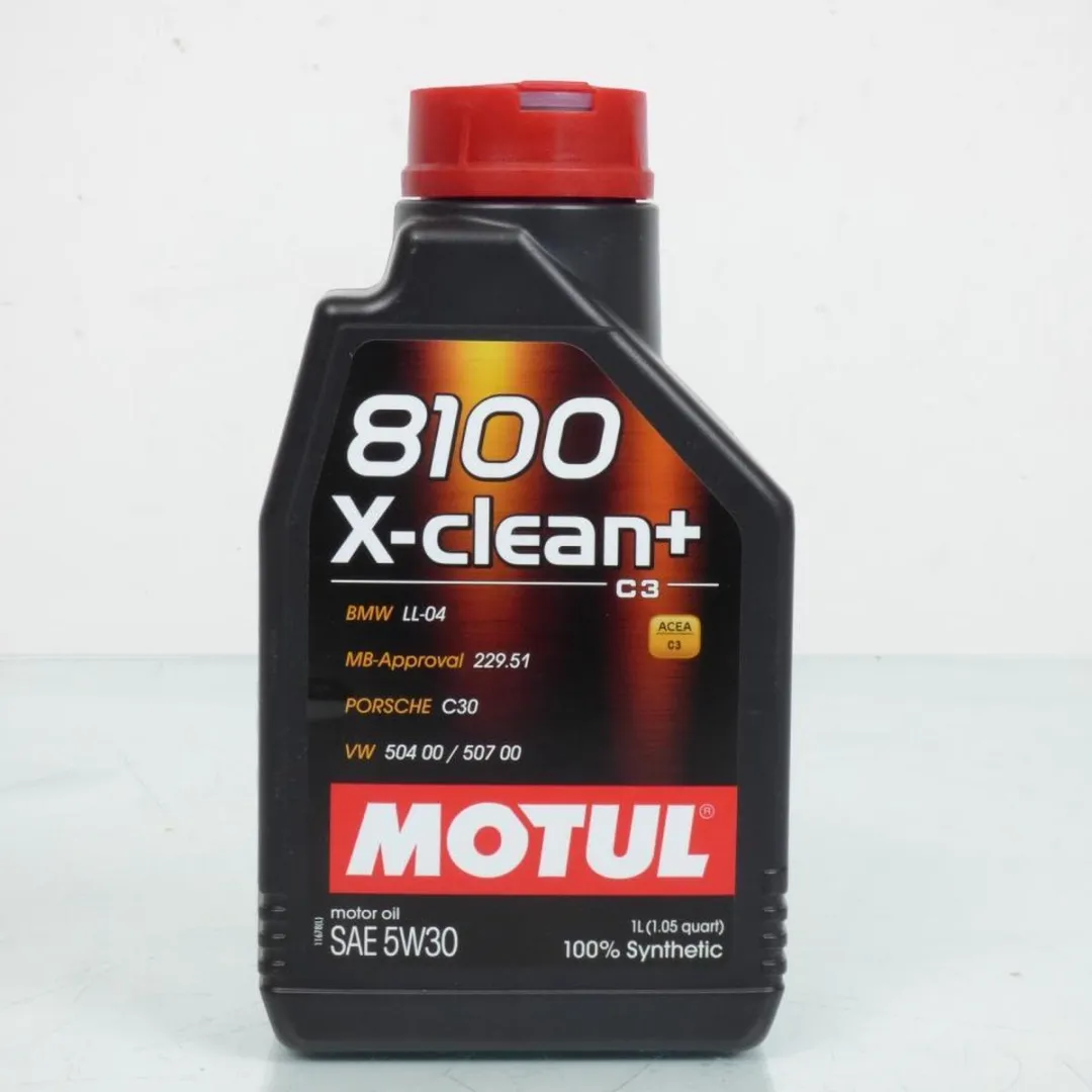 Motul 8100 X-clean+ 5W30 Motorolie 1L
