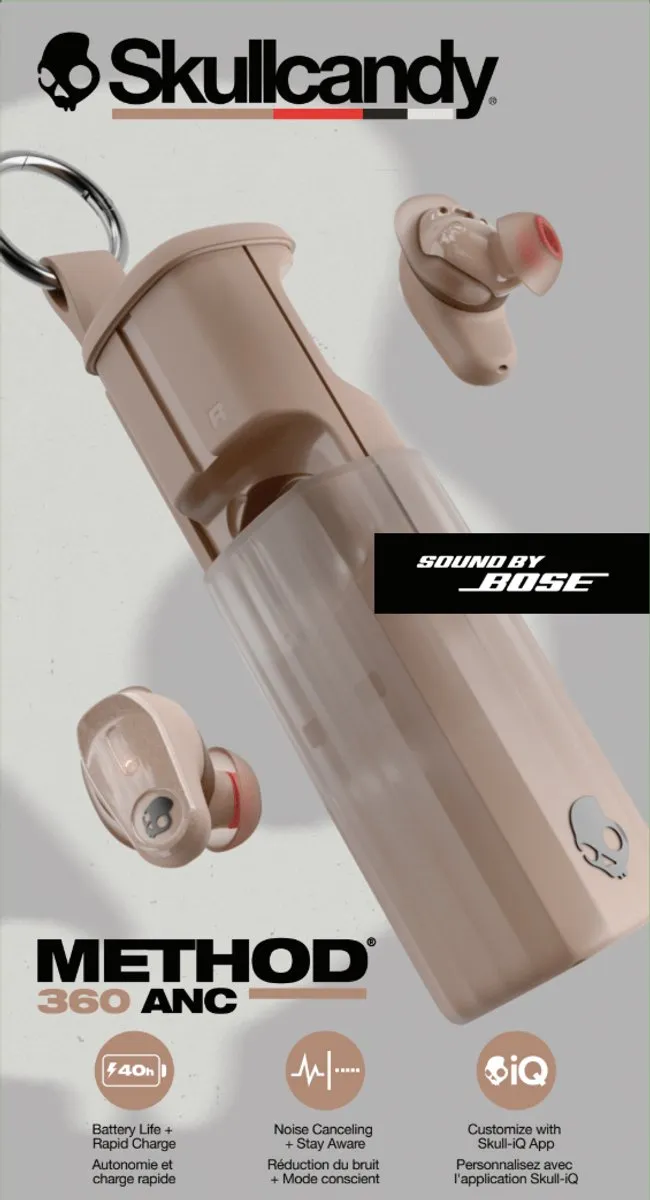 Skullcandy Method 360 ANC Oordopjes - Bruin
