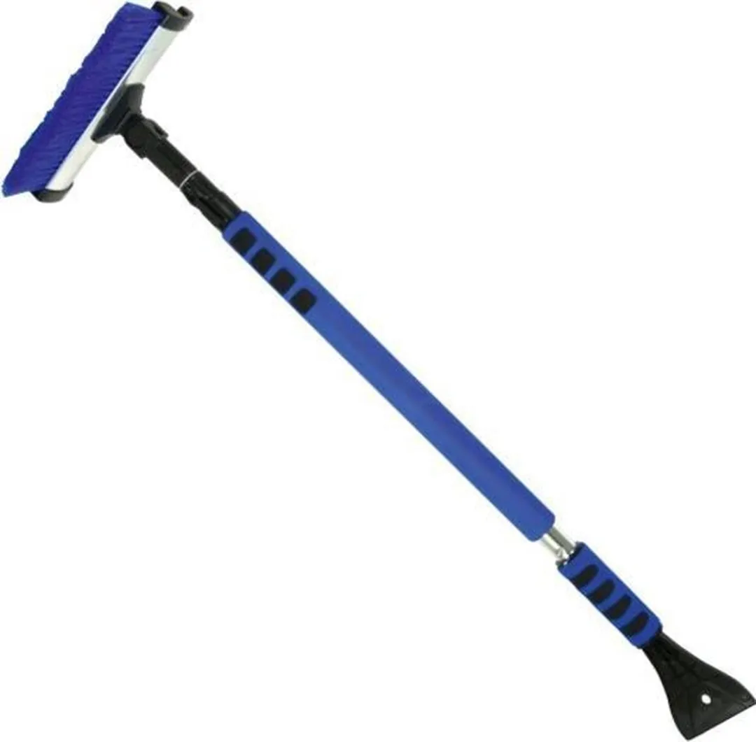 Carpoint IJskrabber met Borstel 150cm - Blauw