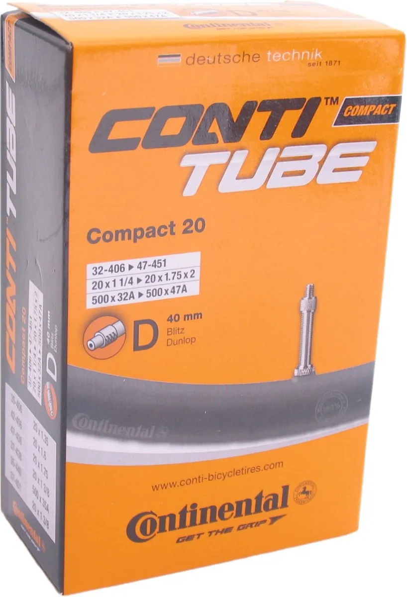 Continental 20 Compact Binnenband 32-406