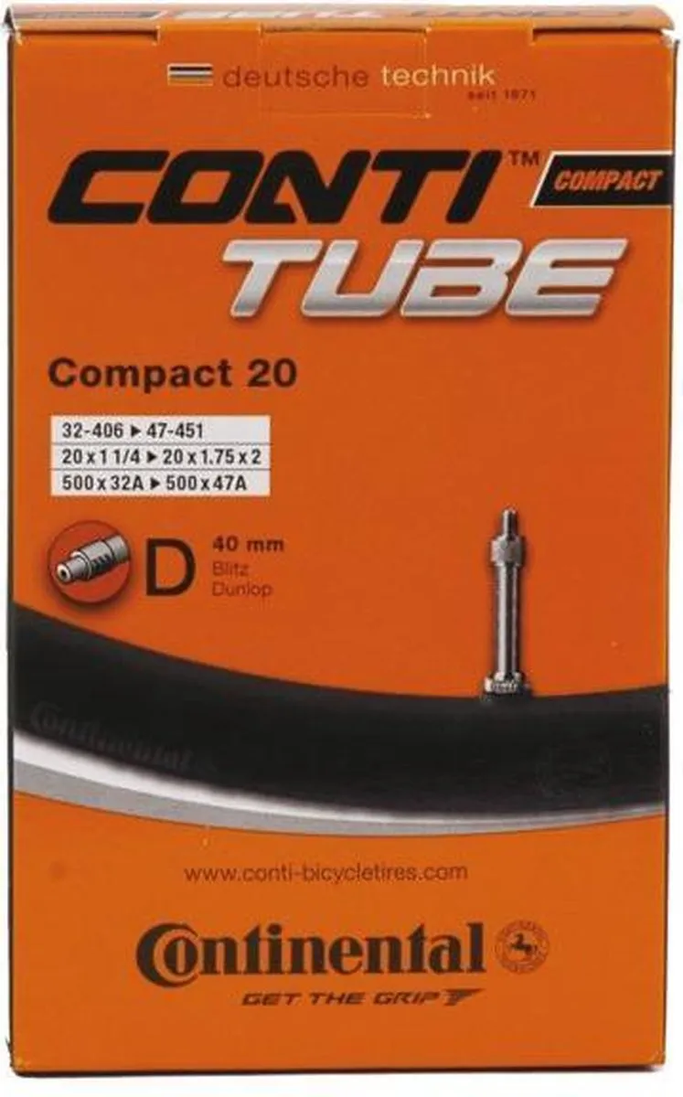 Continental 20 Compact Binnenband 32-406 - 47-451 - DV40mm Ventiel