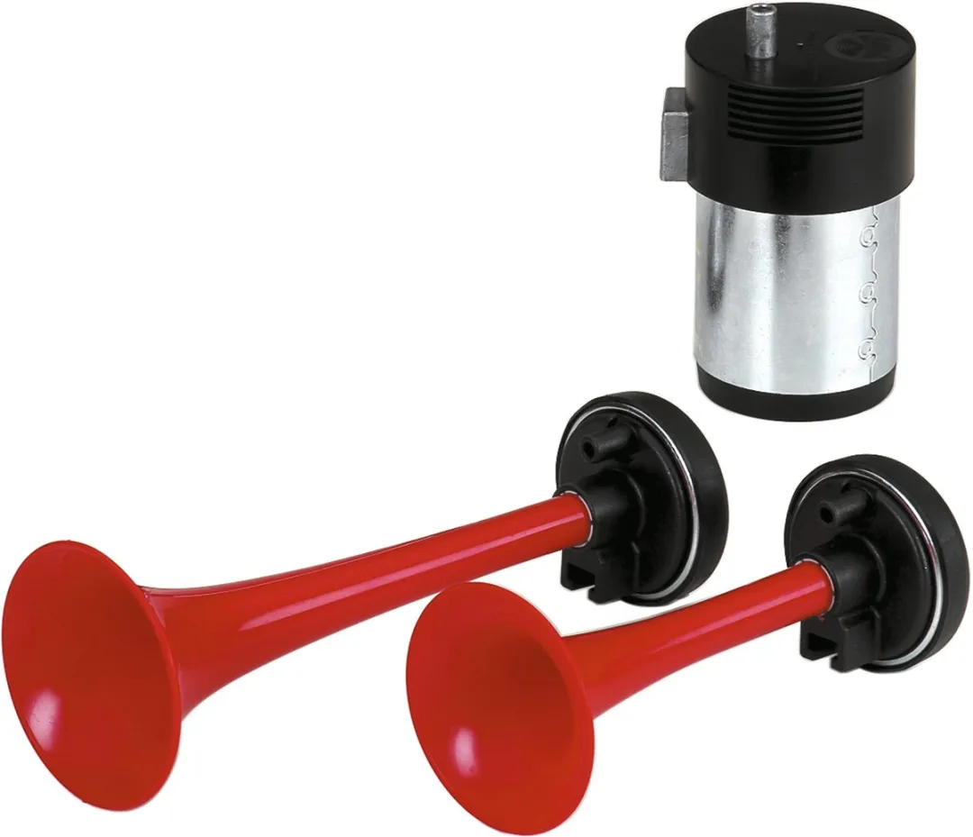 Carpoint Luchthoorn 2-Tones 12V 117dB Rood