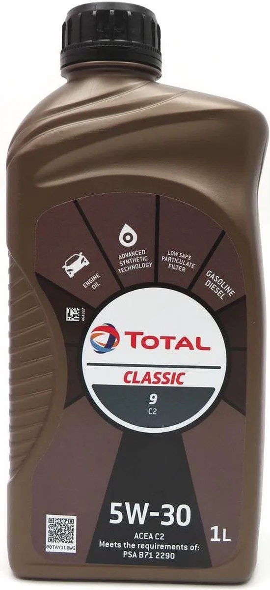 Total Classic 9 5W30 Motorolie 1L