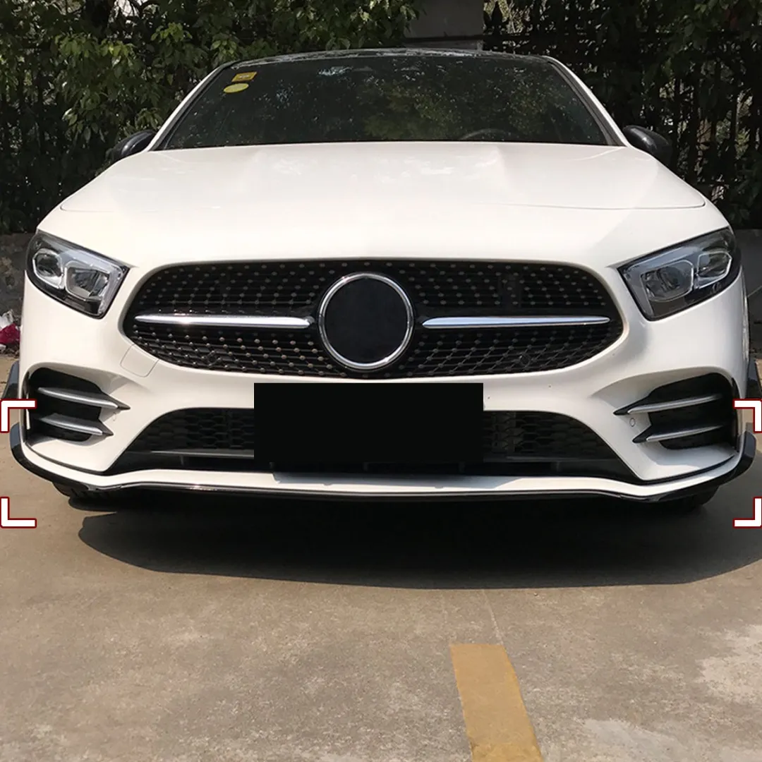 Mercedes-Benz A-Klasse Voorspoiler Gloss Black - afbeelding 6 van 6