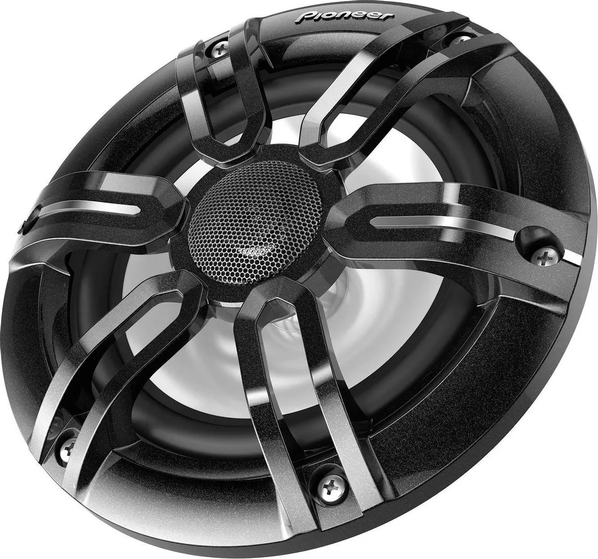 Pioneer TS-ME650FS – 16,5 cm marine autospeakers – 2-weg luidsprekerset – 250 W max / 75 W RMS – IPX7 waterdicht – Inclusief witte & zwarte grills