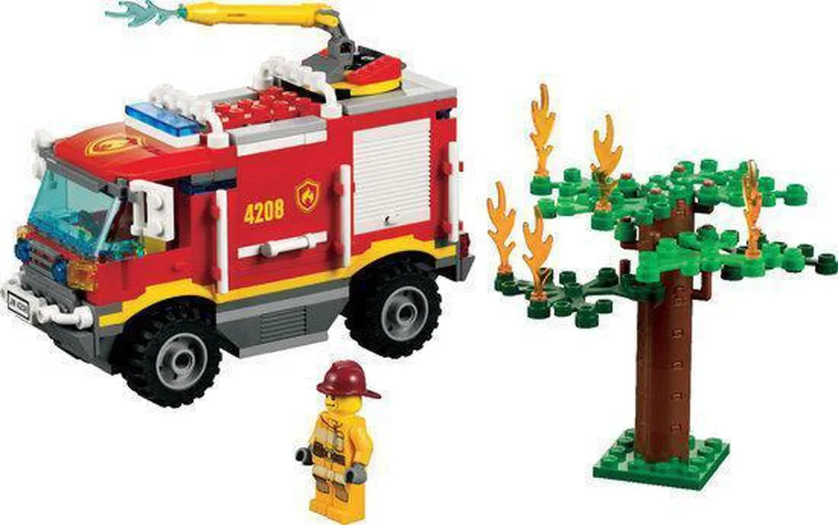 LEGO City 4x4 Brandweerwagen 4208 - 243 Stukken