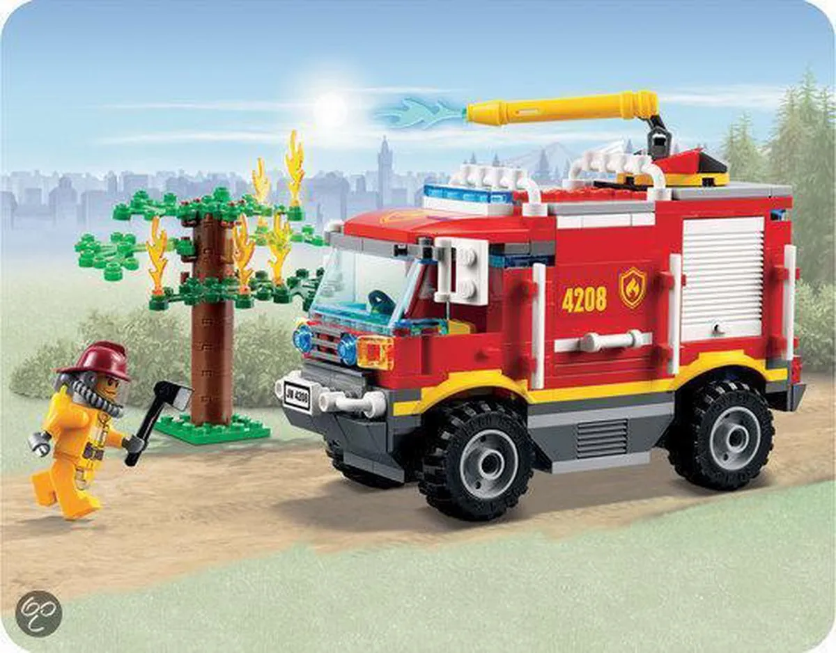 LEGO City 4x4 Brandweerwagen 4208 - 243 Stukken