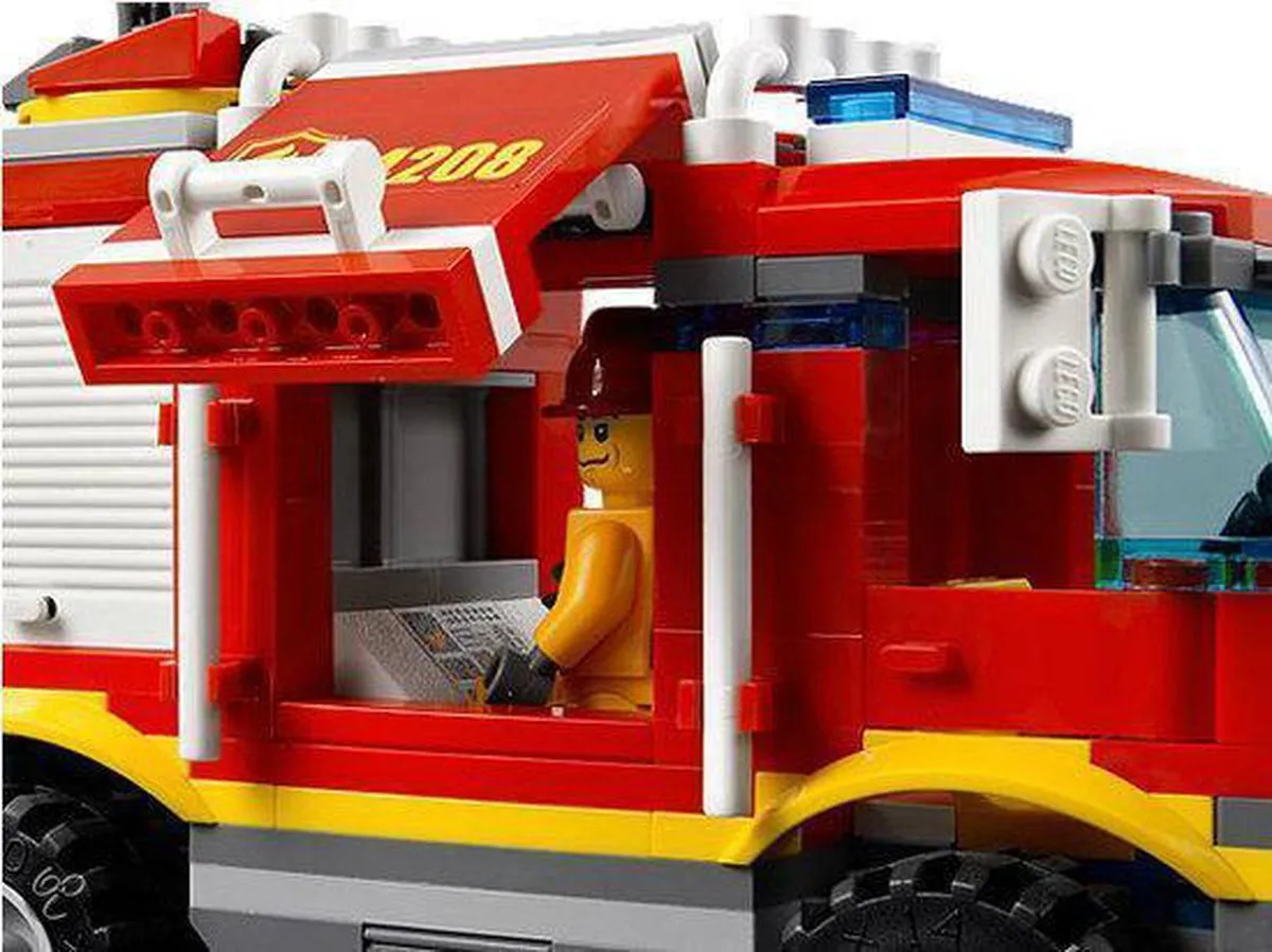 LEGO City 4x4 Brandweerwagen 4208 - 243 Stukken