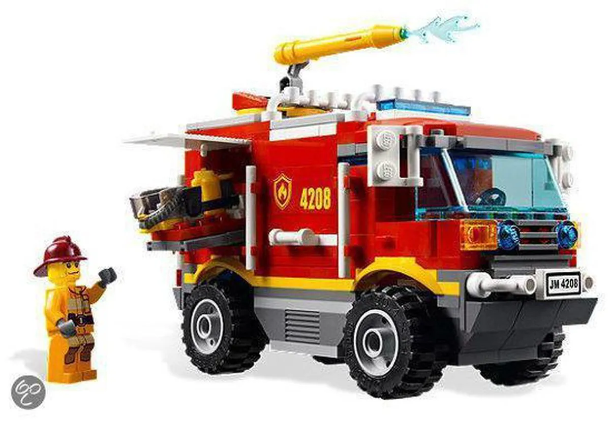 LEGO City 4x4 Brandweerwagen 4208 - 243 Stukken