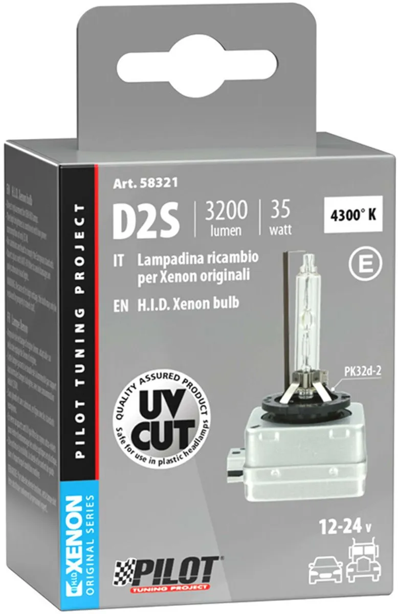 Lampa HID Xenon D2S Lamp 35W 4300K - Wit