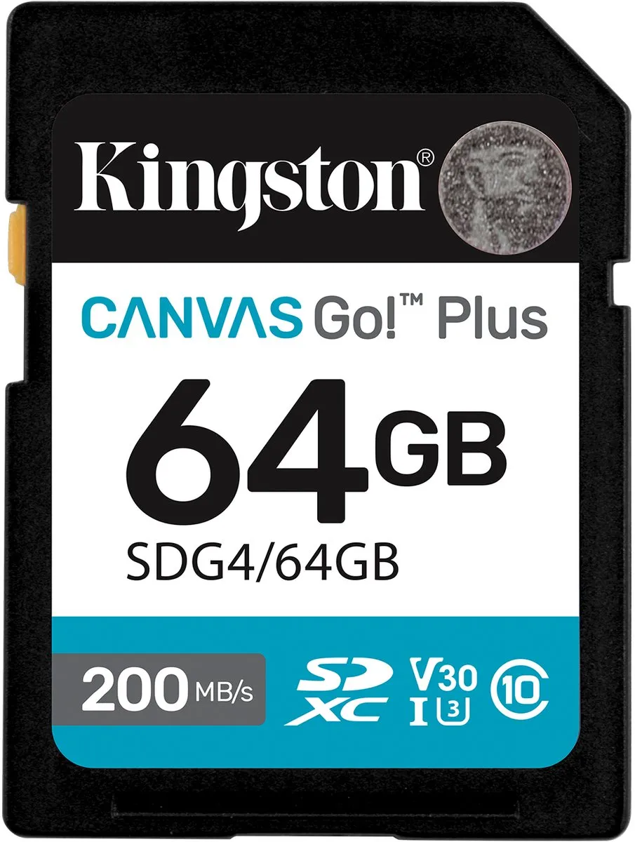 Kingston Canvas Go! Plus SDG4/64GB SDXC