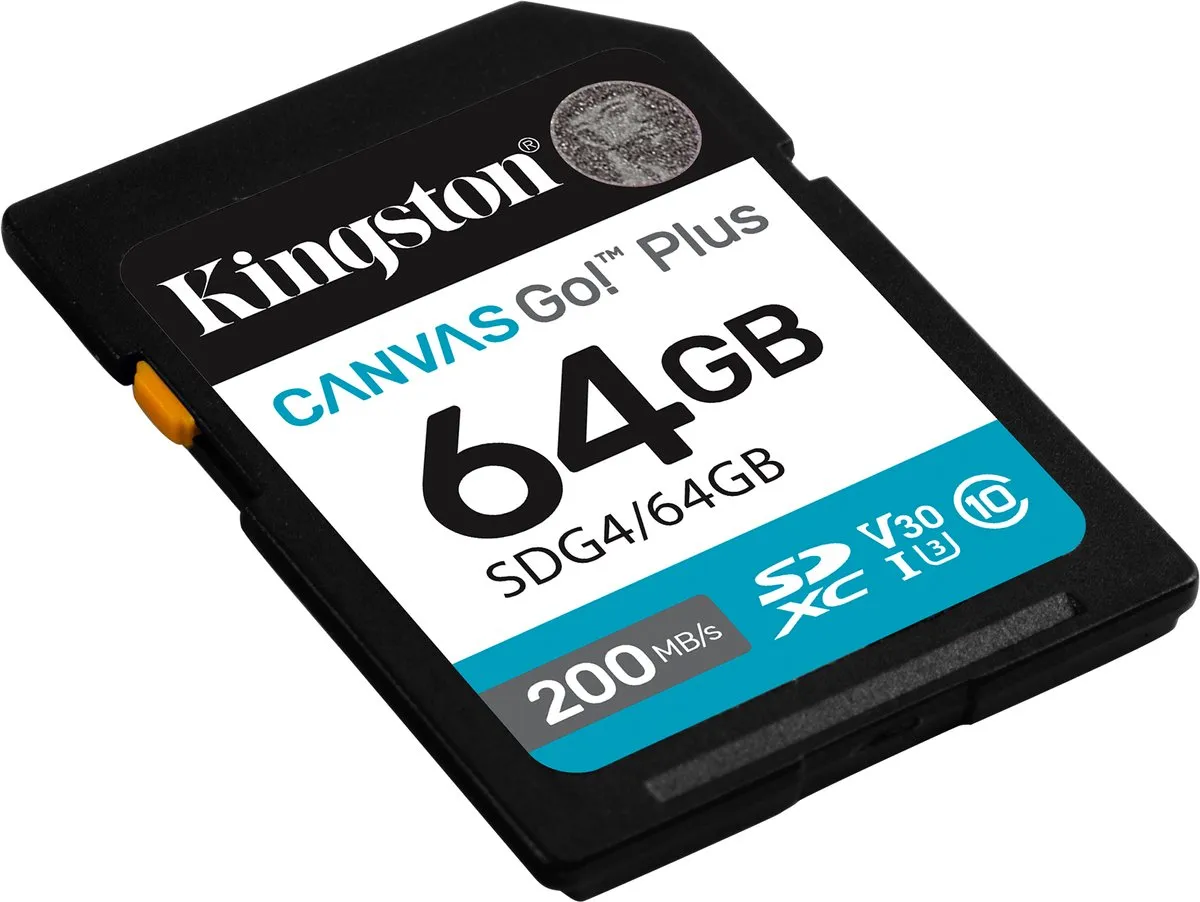 Kingston Canvas Go! Plus SDG4/64GB SDXC - 64GB