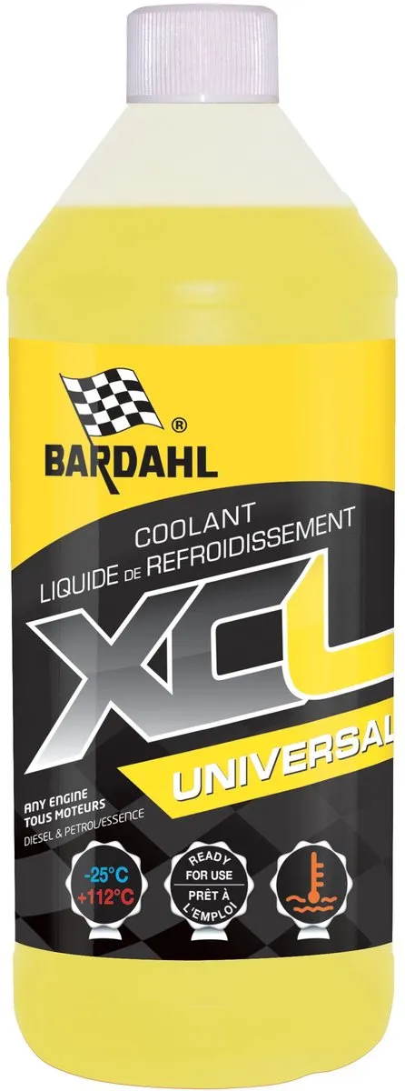 Bardahl Koelvloeistof Universeel -25°C Geel 1L