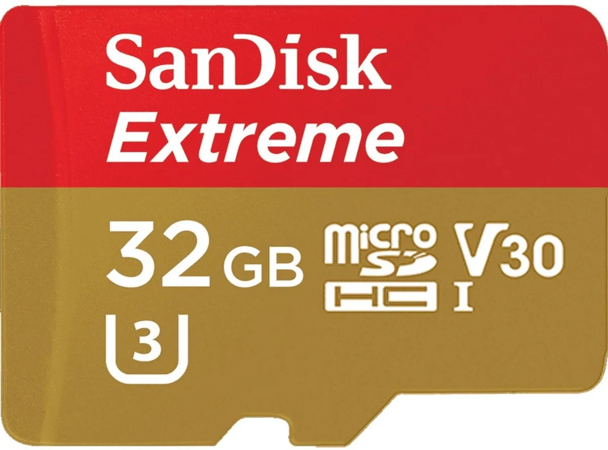 SanDisk Extreme MicroSDHC 32GB GN6MA - met adapter