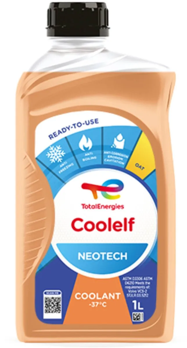 Total Coolelf Neotech -37°C G12 Koelvloeistof 1L
