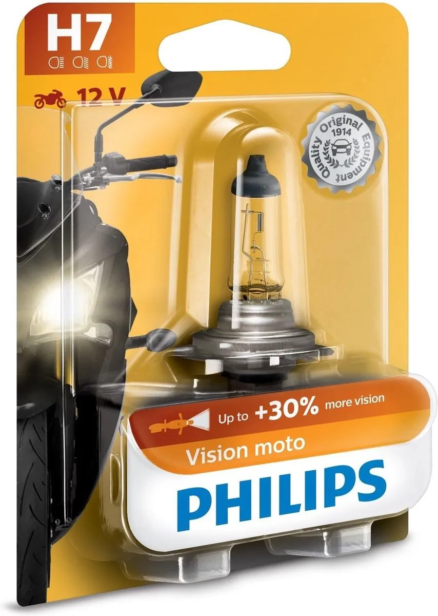 Philips Motorlamp H7 Vision Moto 12V/55W Wit